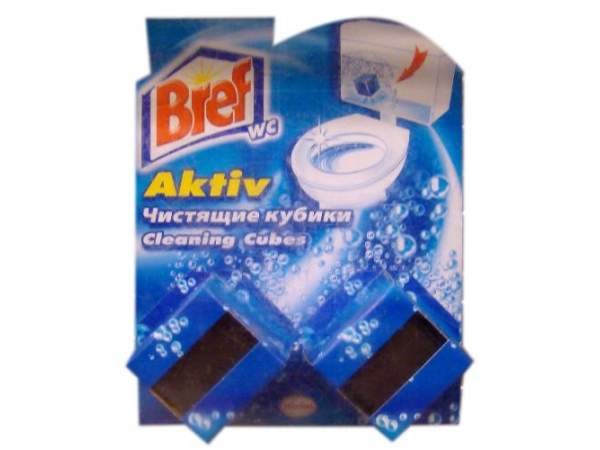 Bref кубики чистящие для сливного бачка 2*50 г. Актив купить в интернет-магазине Megaopt Беларусь