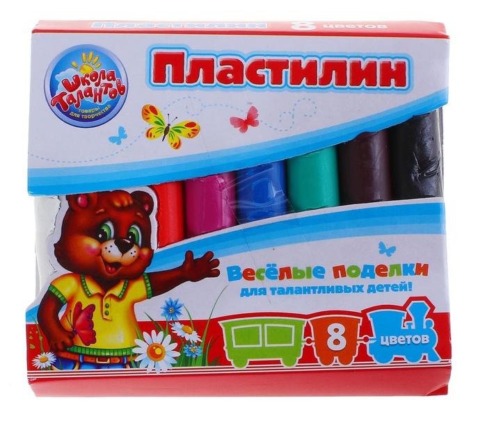 Купить Пластилин 8цв 110гр 544426 в онлайн-магазине Мегаопт с бесплатной доставкой по Беларуси.